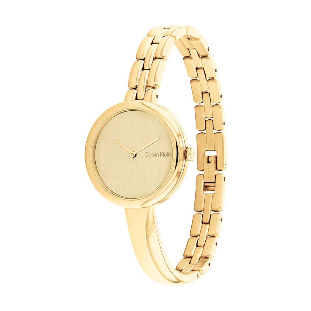 Montre Calvin Klein Bangled Dor&eacute; - Montres Femme | Histoire d&rsquo;Or