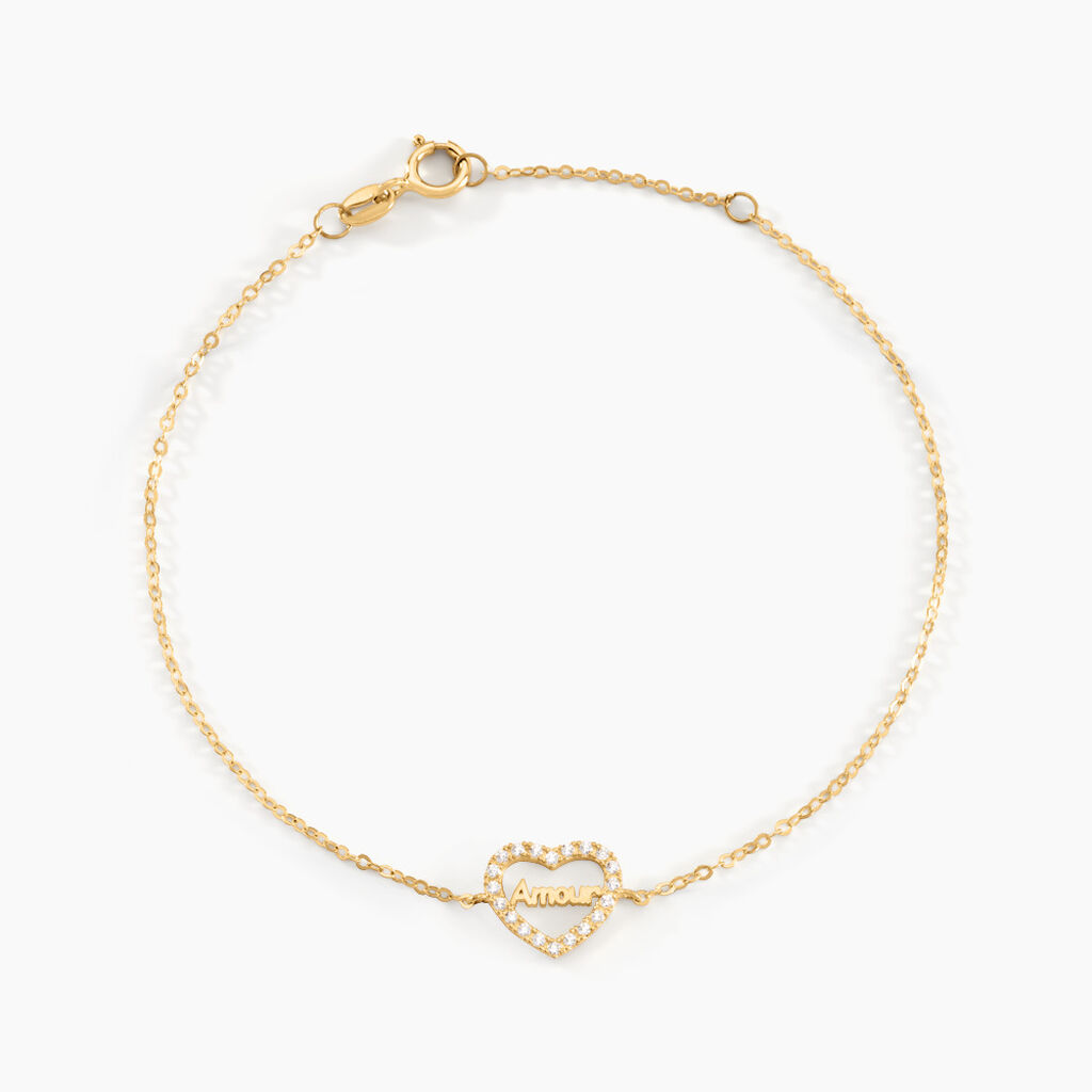 Bracelet Cowal Or Jaune Oxyde De Zirconium - Bracelets Femme | Histoire d’Or