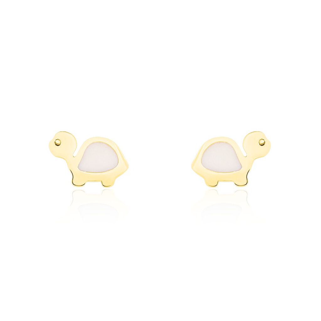 Boucles D'oreilles Puces Totty Or Jaune - Clous d'oreilles Enfant | Histoire d’Or