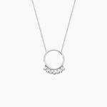 Collier Orida Argent Blanc Oxyde De Zirconium - Colliers fantaisie Femme | Histoire d&rsquo;Or