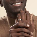 Alliance Circios Demi Jonc Classique Or Blanc - Alliances Unisex | Histoire d&rsquo;Or