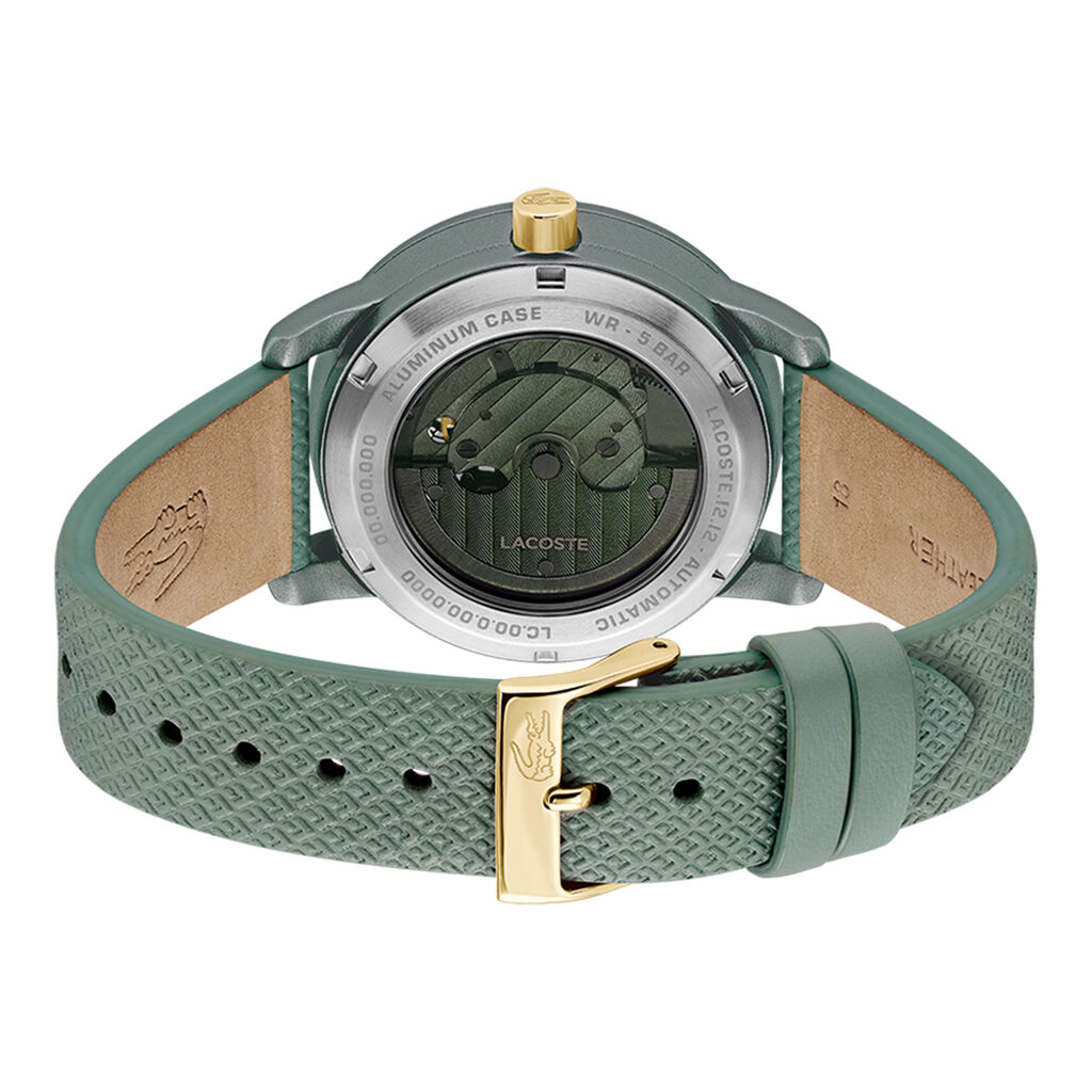 Montre Lacoste .12.12 Automatique Vert - F&ecirc;te des m&egrave;res Femme | Histoire d&rsquo;Or