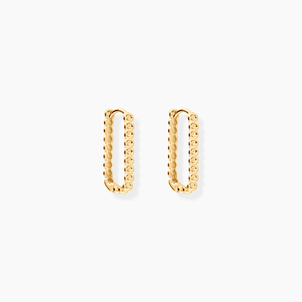 Cr&eacute;oles Lutgardis Or Jaune - Boucles d'oreilles cr&eacute;oles Femme | Histoire d&rsquo;Or
