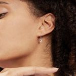 Boucles D'oreilles Pendantes Argent Blanc Sopher Oxydes De Zirconium - Boucles d'oreilles fantaisie Femme | Histoire d&rsquo;Or