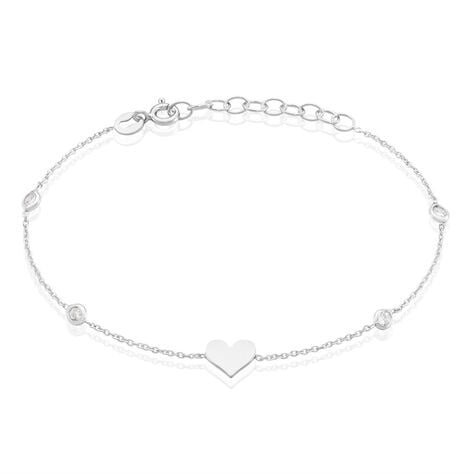 Bracelet Rana Argent Blanc Oxyde De Zirconium - Bracelets Femme | Histoire d&rsquo;Or