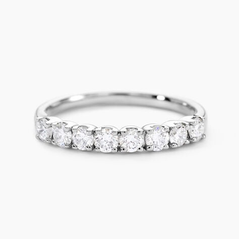 Alliance Eloisa Ld Platine Blanc Diamant Synthétique - Alliances Femme | Histoire d’Or