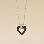 Collier Nolwen Argent Blanc C&eacute;ramique Et Oxyde De Zirconium - F&ecirc;te des m&egrave;res Femme | Histoire d&rsquo;Or