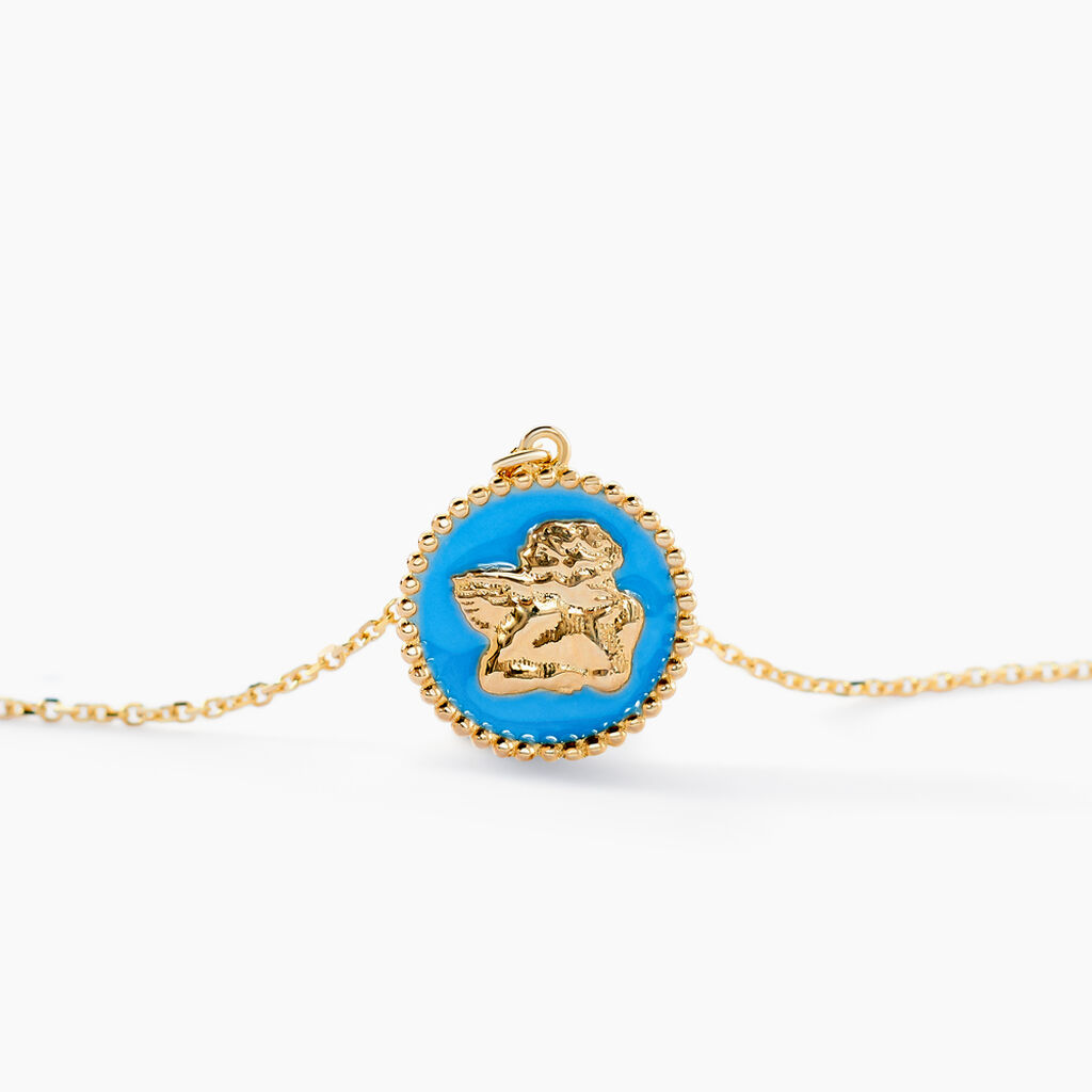 Collier Angel Or Jaune - Cadeaux de bapt&ecirc;me Famille | Histoire d&rsquo;Or