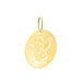 Pendentif Ange Rond Or Jaune - Pendentifs Baptême Enfant | Histoire d’Or