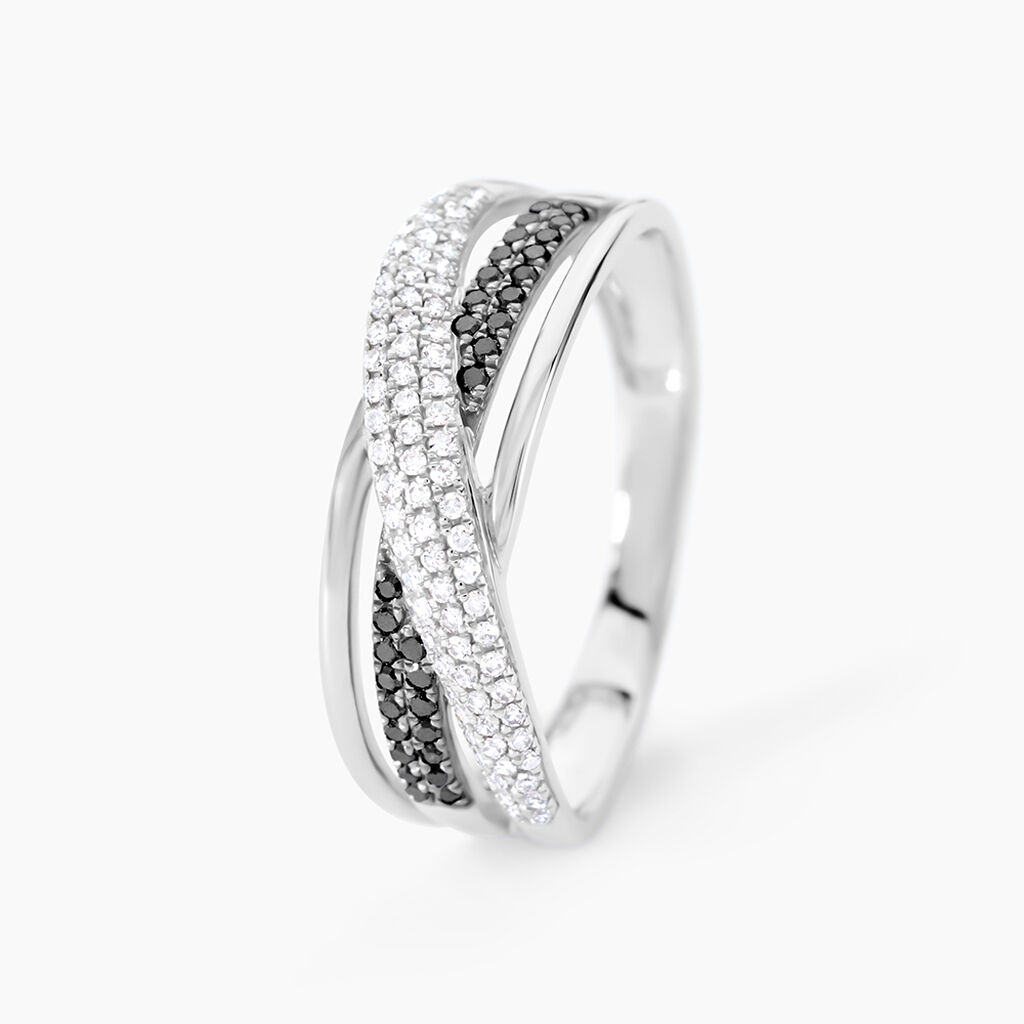 Bague Aina Or Blanc Diamant - Bagues avec pierre Femme | Histoire d’Or