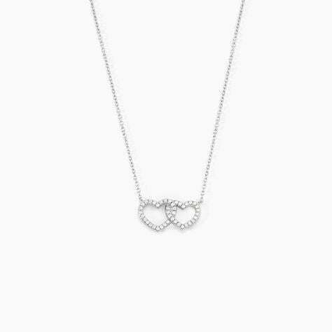 Collier Anne-ael Argent Blanc Oxyde De Zirconium - Colliers fantaisie Femme | Histoire d&rsquo;Or