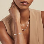 Bracelet Perlissima Argent Blanc Oxyde Et Perle De Culture - Bracelets Femme | Histoire d&rsquo;Or