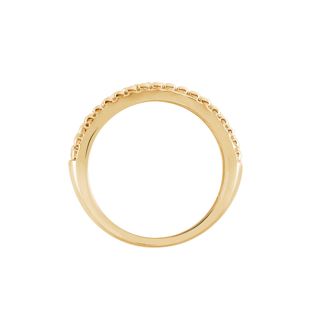 Bague Marie-baptistine Plaqu&eacute; Or Jaune Oxyde De Zirconium - Bagues avec pierre Femme | Histoire d&rsquo;Or