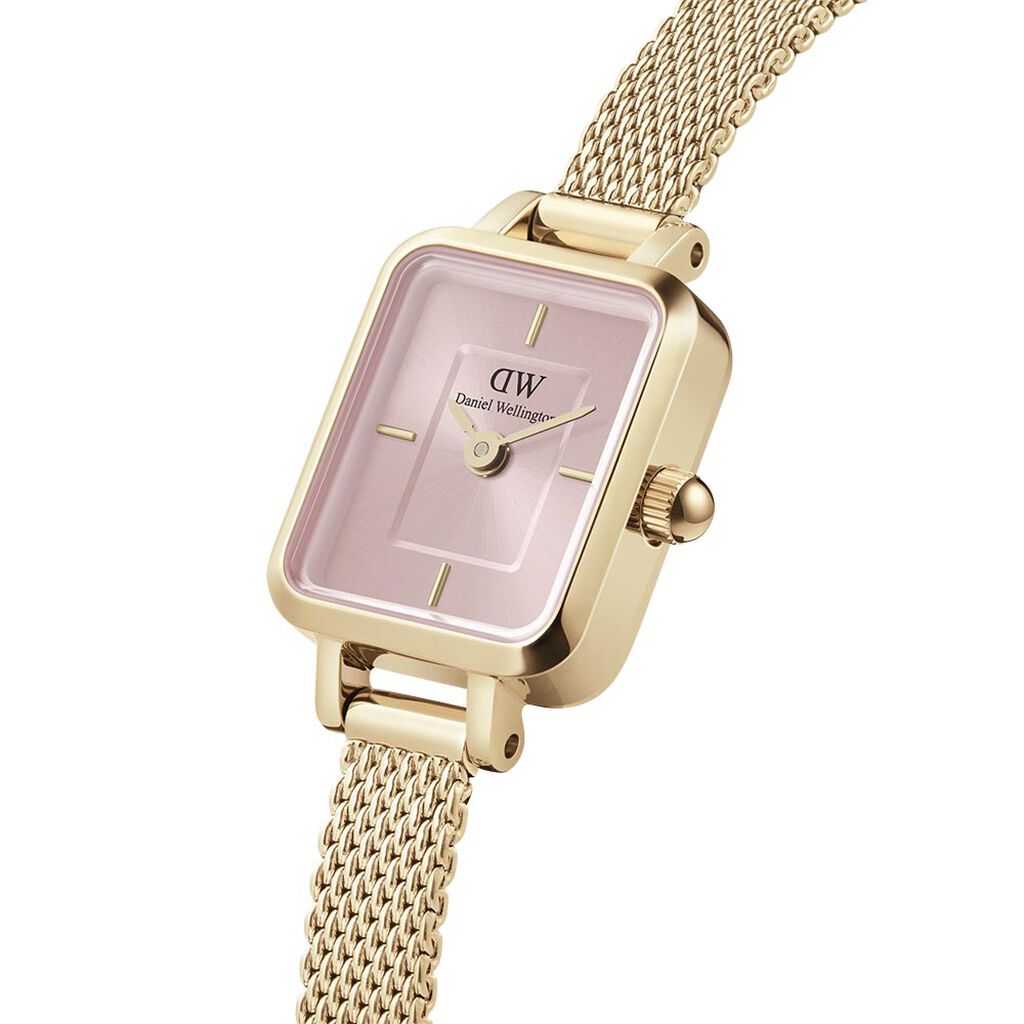 Montre Daniel Wellington Quadro Mini Rose - Montres Femme | Histoire d&rsquo;Or