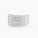 Bague Rayanna Or Blanc Diamant - Bagues avec pierre Femme | Histoire d&rsquo;Or