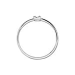 Bague Or Blanc Oxyde De Zirconium - Bagues avec pierre Femme | Histoire d&rsquo;Or