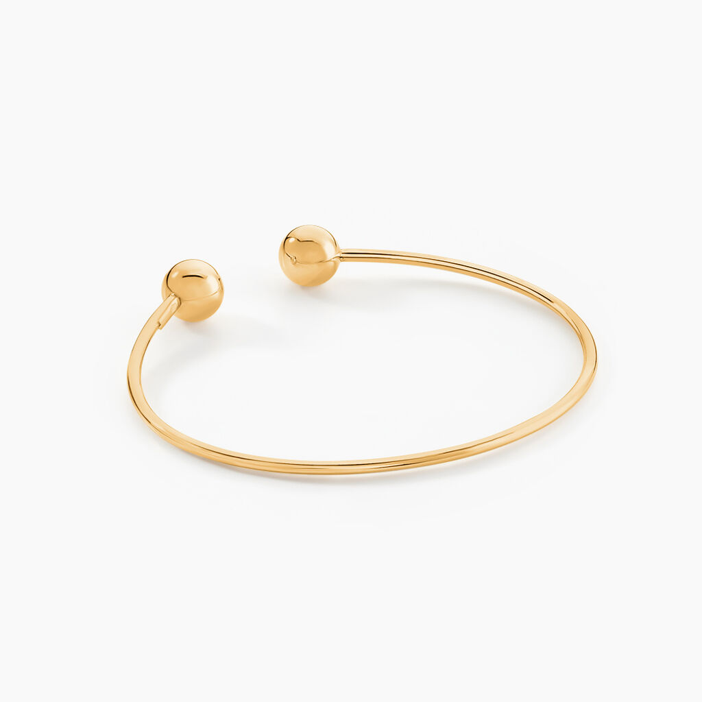 Bracelet Jonc Davina Boules Or Jaune - Bracelets joncs Femme | Histoire d’Or