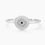 Bague Dristie Argent Blanc Turquoise - Bagues solitaires Femme | Histoire d&rsquo;Or