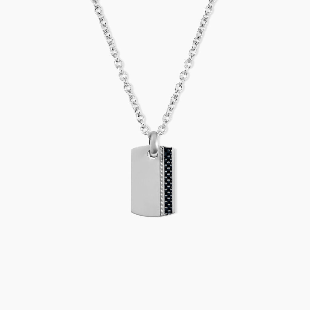 Collier Lovaina Acier Blanc - Colliers Homme | Histoire d’Or