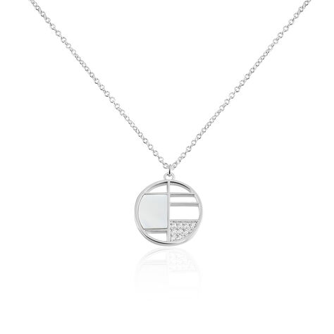 Collier Argent Gaillet Oxydes De Zirconium - Colliers fantaisie Femme | Histoire d’Or