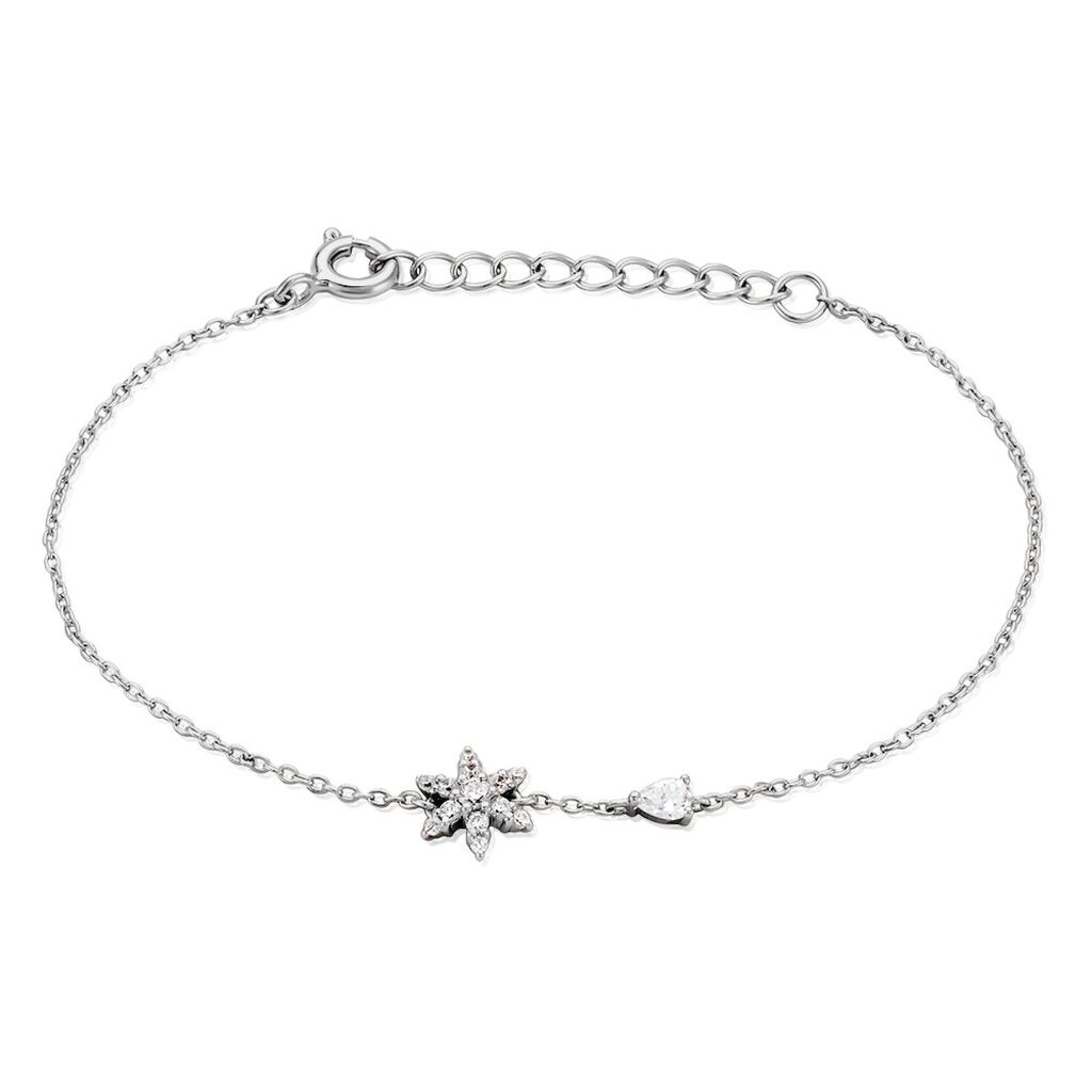 Bracelet Linas Argent Blanc Oxyde De Zirconium - Bracelets Femme | Histoire d’Or