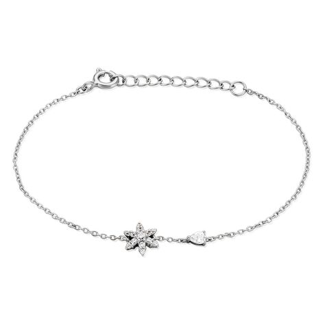 Bracelet Linas Argent Blanc Oxyde De Zirconium - Bracelets Femme | Histoire d’Or