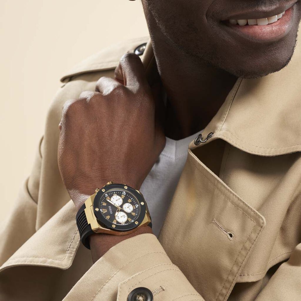 Montre Guess Poseidon Noir - Montres Homme | Histoire d’Or