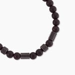 Bracelet Naturel Acier Noir - Bracelets fantaisie Homme | Histoire d&rsquo;Or