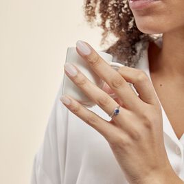 Bague Sagesse Or Blanc Saphir Et Diamant - Bagues solitaires Femme | Histoire d’Or
