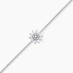 Bracelet Daisy Argent Blanc Oxyde De Zirconium - Bracelets Femme | Histoire d&rsquo;Or