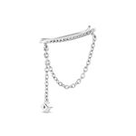 Bijou D'oreille Unitaire Joselyn Argent Blanc Oxyde De Zirconium - Boucles d'oreilles fantaisie Femme | Histoire d&rsquo;Or