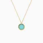 Collier Or Jaune Lucky Gems Amazonite - Colliers Femme | Histoire d&rsquo;Or