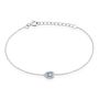 Bracelet Argent Blanc Tania Oxydes De Zirconium