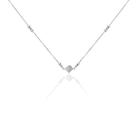 Collier Fancy Argent Blanc - Colliers fantaisie Femme | Histoire d&rsquo;Or