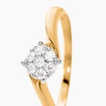 Bague Solitaire Lysia Or Jaune Diamant - Bagues solitaires Femme | Histoire d&rsquo;Or