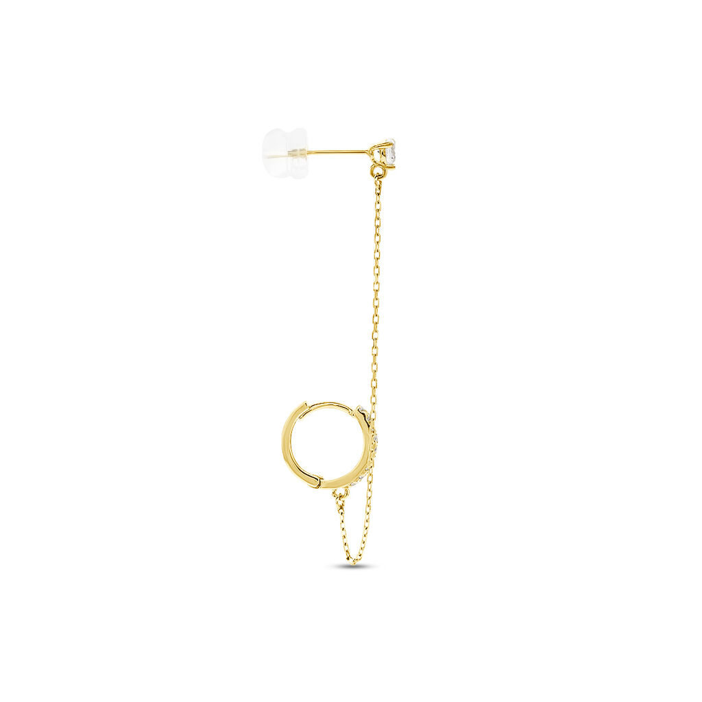 Bijou D'oreille Unitaire Mix And Match Or Jaune Oxyde De Zirconium - Ear cuffs Femme | Histoire d’Or