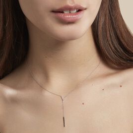 Collier Rachel Or Blanc Diamant - Colliers Femme | Histoire d’Or