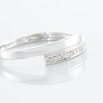 Bague Abigaelle Or Blanc Diamant - Bagues avec pierre Femme | Histoire d&rsquo;Or