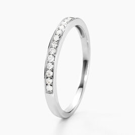 Alliance Juliette Or Blanc Diamant - Alliances Femme | Histoire d’Or