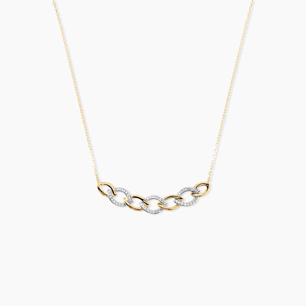 Collier Khatijah Or Jaune Diamant - Colliers Femme | Histoire d&rsquo;Or