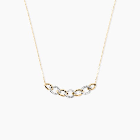 Collier Khatijah Or Jaune Diamant - Colliers Femme | Histoire d&rsquo;Or