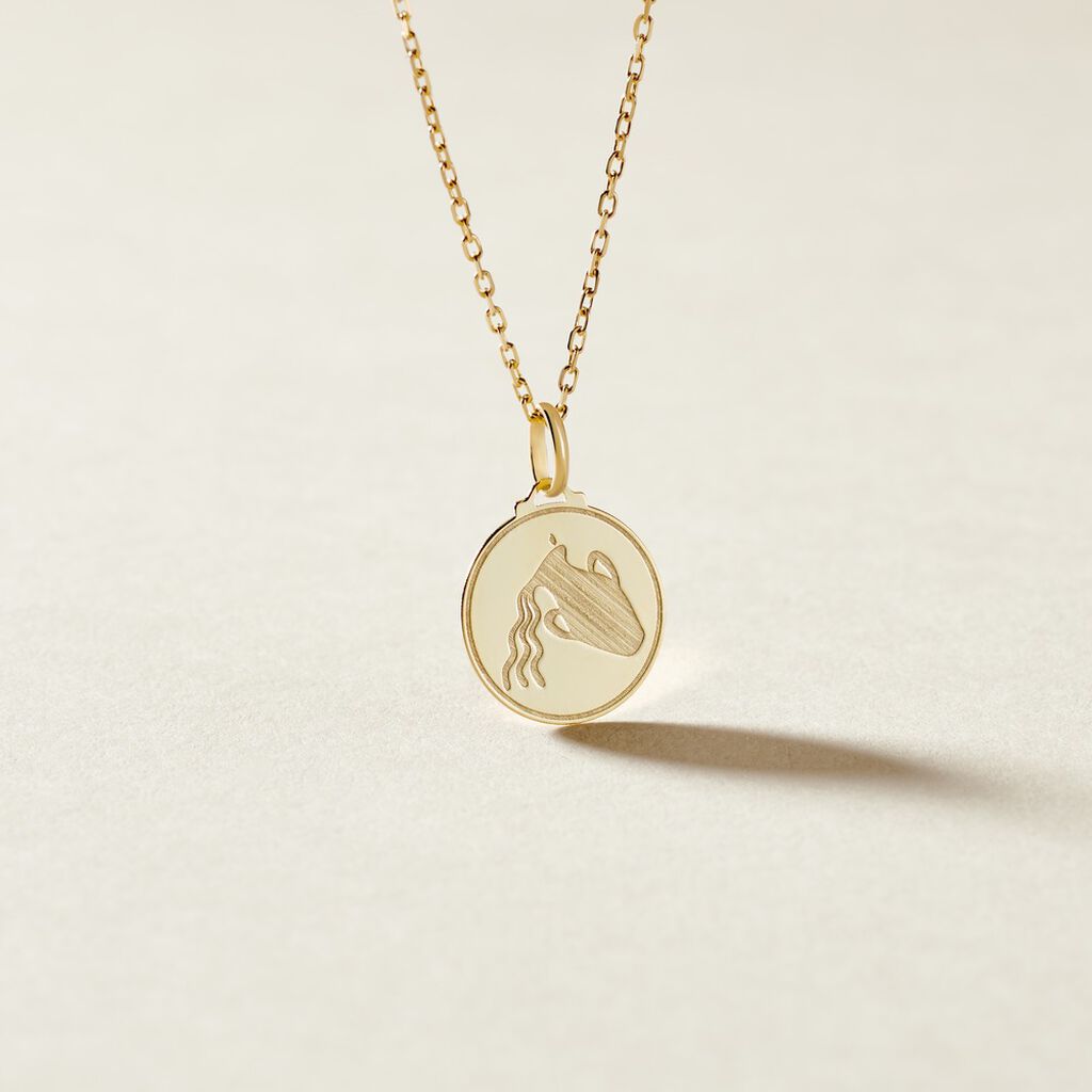 Pendentif Lamie Zodiaque Or Jaune - Pendentifs Zodiaque Unisex | Histoire d’Or
