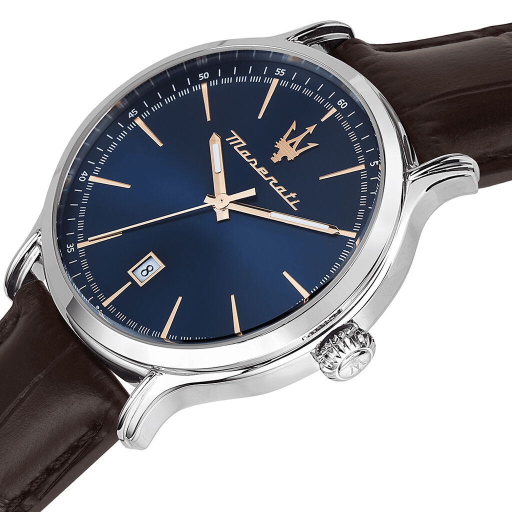 Montre Maserati Epoca Bleu - F&ecirc;te des p&egrave;res Homme | Histoire d&rsquo;Or