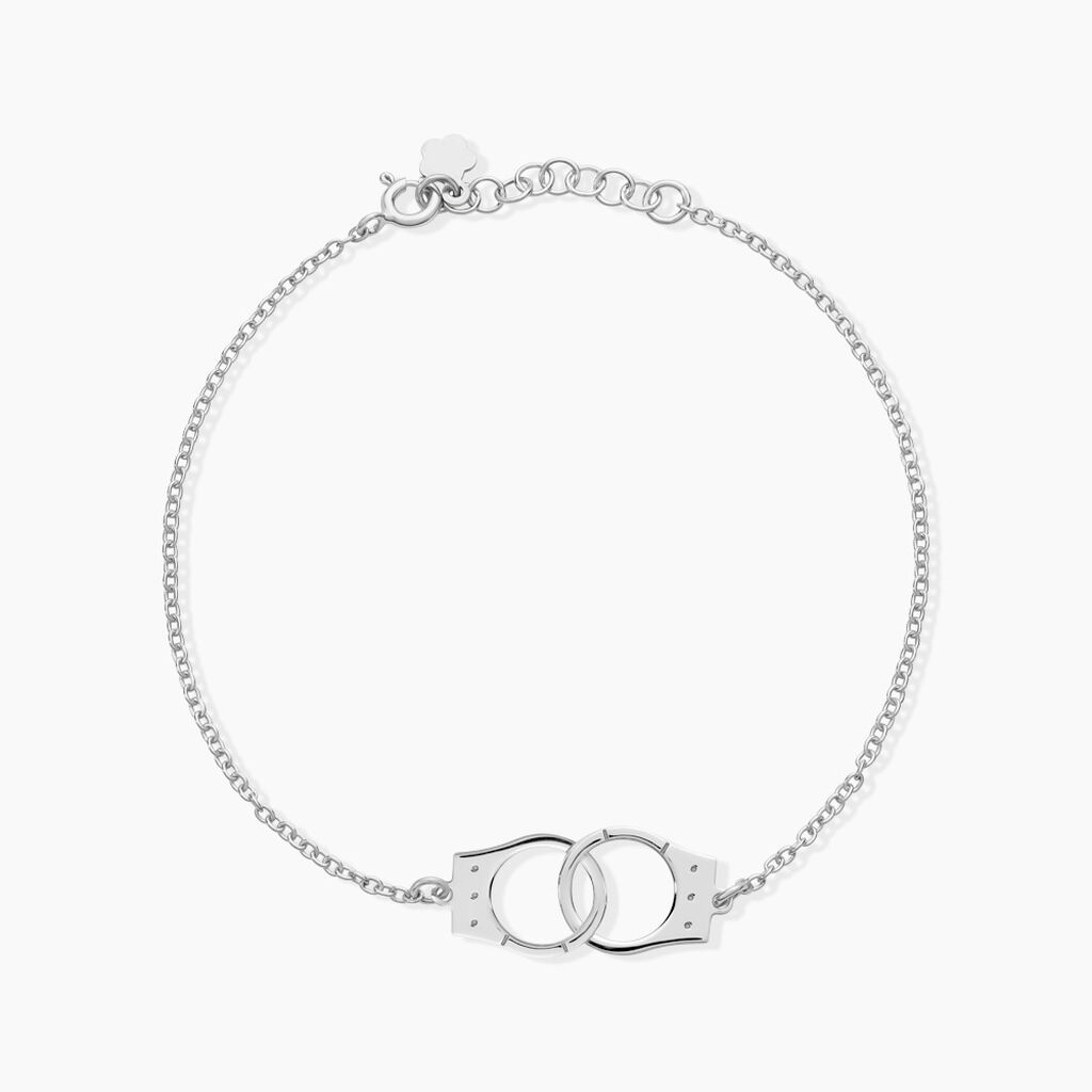 Bracelet Kim Argent Blanc