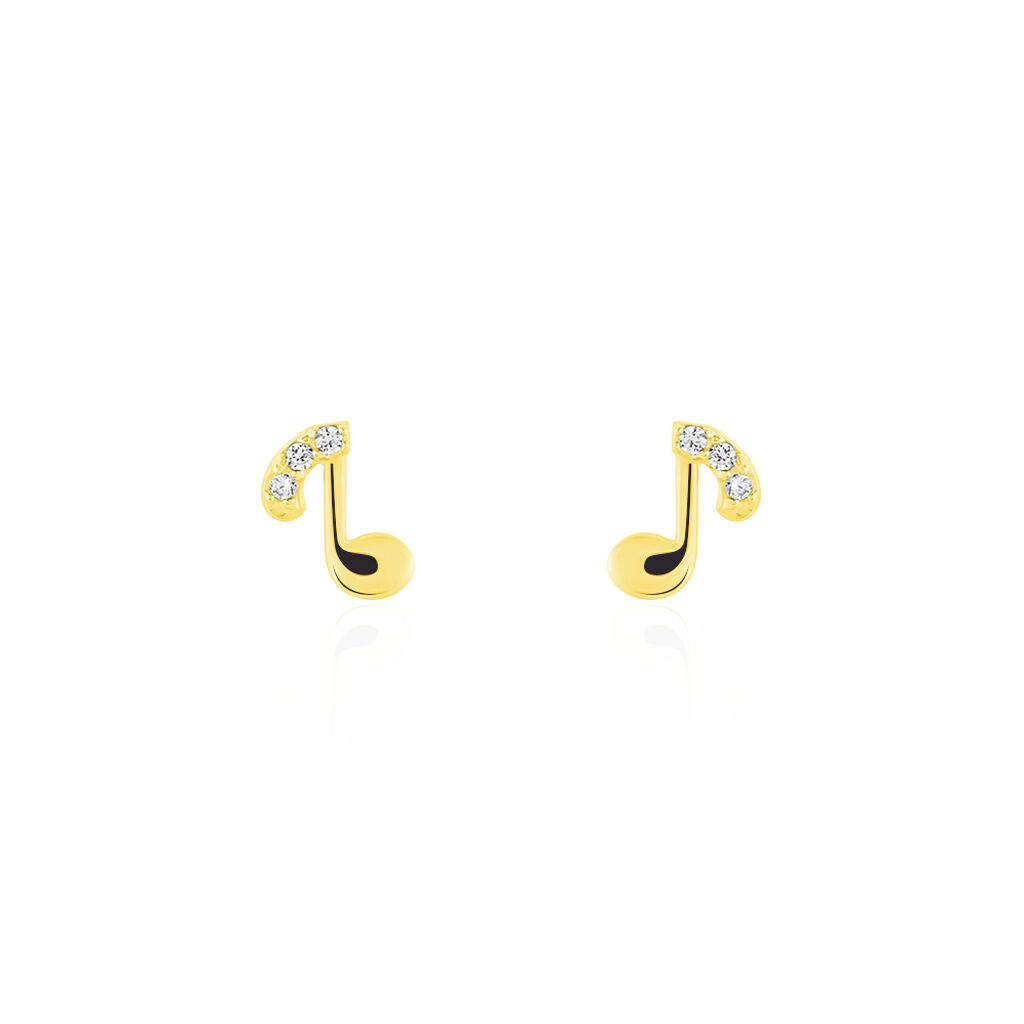 Boucles D'oreilles Or Jaune Vienne Oxydes - Boucles d'oreilles pendantes Femme | Histoire d’Or