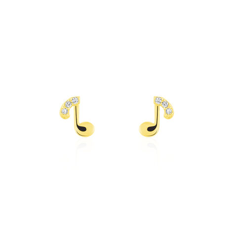Boucles D'oreilles Or Jaune Vienne Oxydes - Boucles d'oreilles pendantes Femme | Histoire d’Or