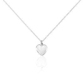 Collier Argent Blanc Ventur - Colliers Coeur Femme | Histoire d’Or