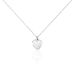 Collier Argent Blanc Ventur - Colliers Coeur Femme | Histoire d’Or