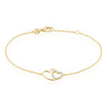 Bracelet Alexandra Plaqu&eacute; Or Jaune Oxyde De Zirconium - F&ecirc;te des m&egrave;res Femme | Histoire d&rsquo;Or