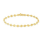 Bracelet Dami Maille Grain De Cafe Or Jaune - Bracelets cha&icirc;ne Femme | Histoire d&rsquo;Or